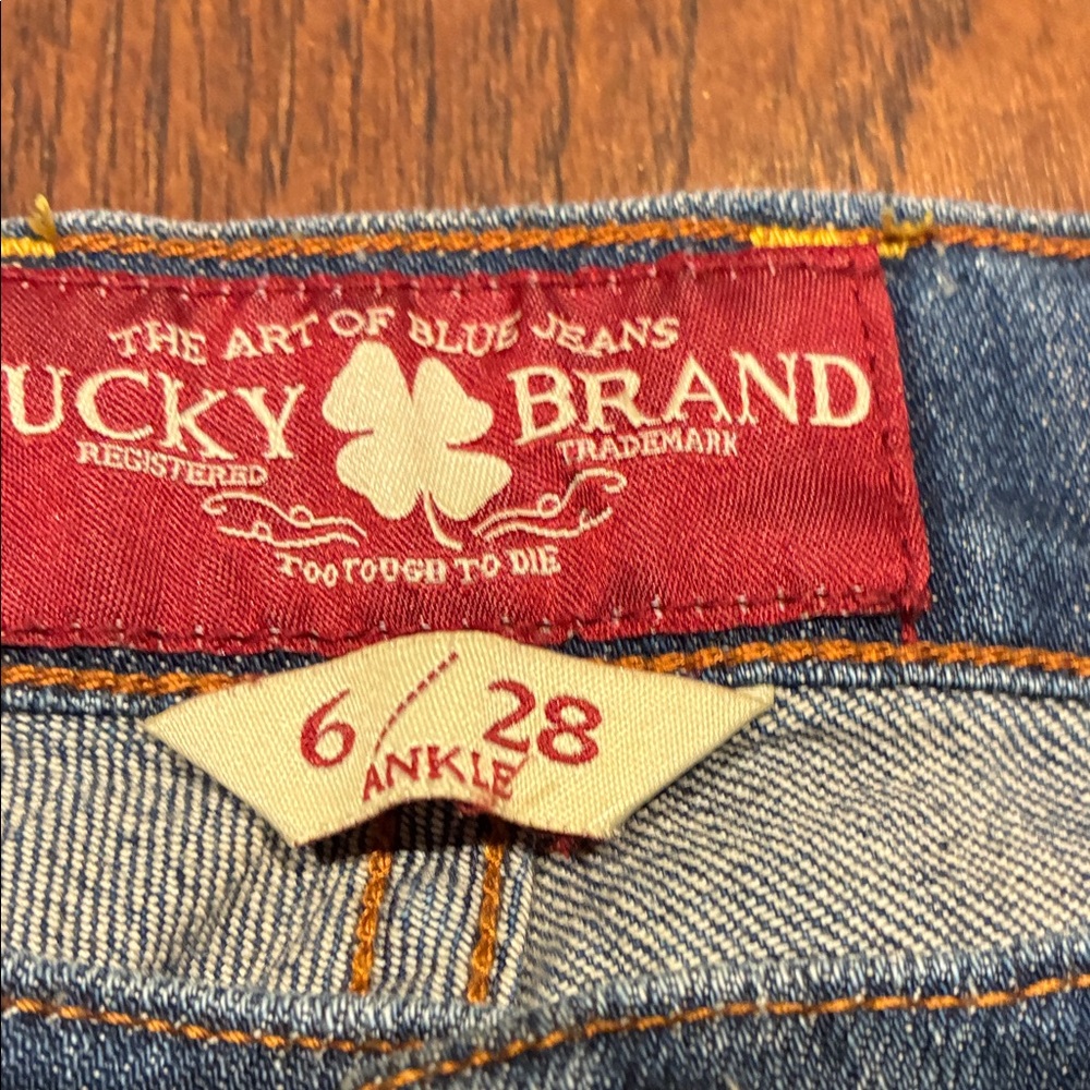 Lucky Brand Blue Flare Jeans - Picture 4 of 7